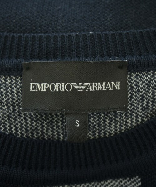 EMPORIO ARMANI（エンポリオアルマーニ）ニット・セーター 紺 サイズ:S メンズ/2200631925149