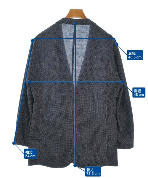 EMPORIO ARMANI（エンポリオアルマーニ）テーラードジャケット 紺 サイズ:50(XL位) メンズ/2200630220139