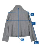 EMPORIO ARMANI（エンポリオアルマーニ）テーラードジャケット グレー サイズ:38(S位) レディース/2200632924066