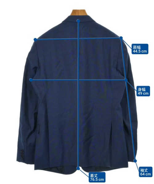 EMPORIO ARMANI（エンポリオアルマーニ）ビジネス 紺 サイズ:52/52(XXL位) メンズ/2200633834029