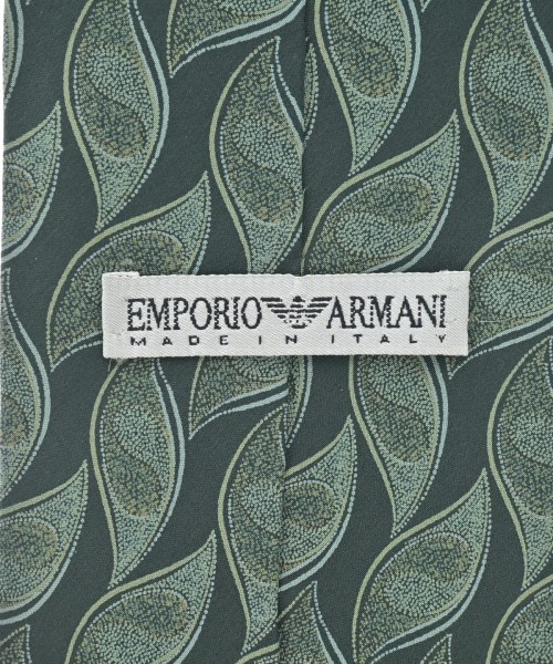 EMPORIO ARMANI（エンポリオアルマーニ）ネクタイ 緑 サイズ:- メンズ/2200612660267