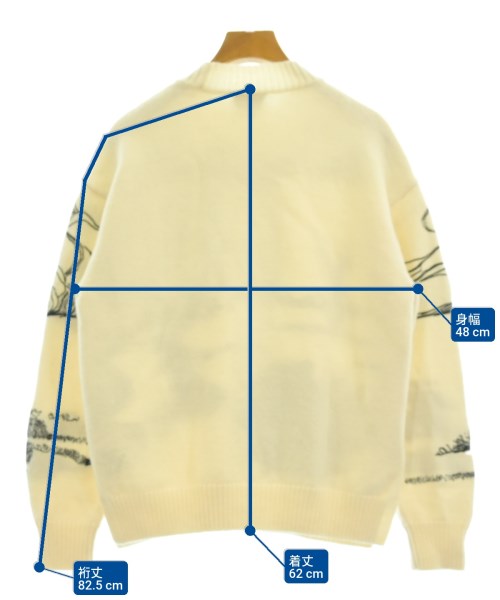 EMPORIO ARMANI（エンポリオアルマーニ）ニット・セーター 白 サイズ:S レディース/2200618049097