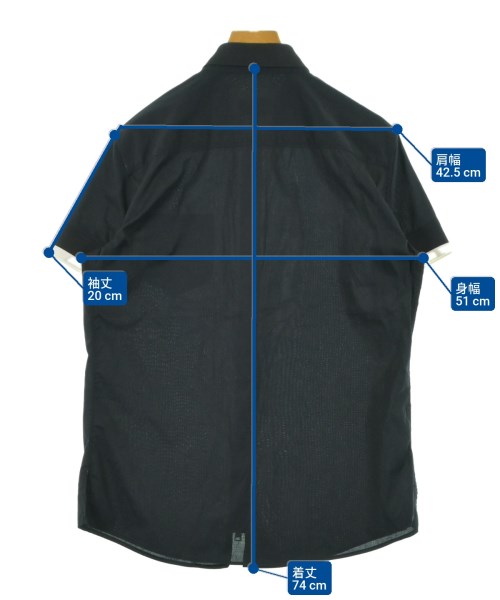 EMPORIO ARMANI（エンポリオアルマーニ）カジュアルシャツ 黒 サイズ:M レディース/2200619422028