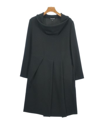 EMPORIO ARMANI ベルベット調 Aラインワンピース ブラック 38 4105125S0061_m2_a001.jpg