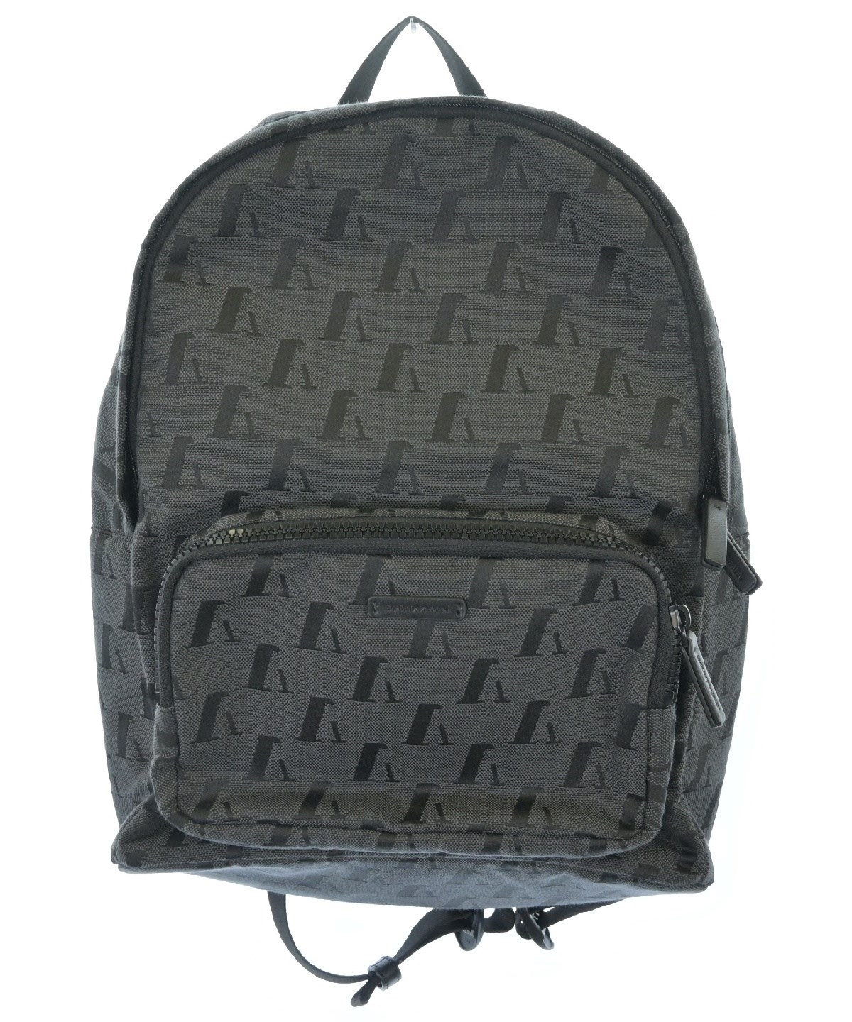 未使用✨エンポリオアルマーニ　レザーリュック　バックパック　金具ロゴ　ブラック エンポリオ アルマーニ EMPORIO ARMANI バックパック イーグル