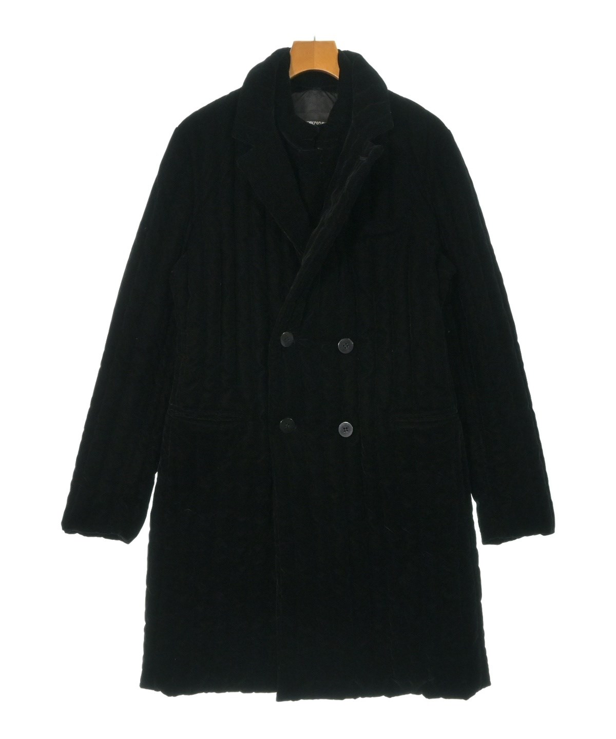 EMPORIO ARMANI コート（その他） 黒 4105125Y0064 EMPORIO ARMANI（エンポリオアルマーニ）その他 黒 サイズ:50(XL