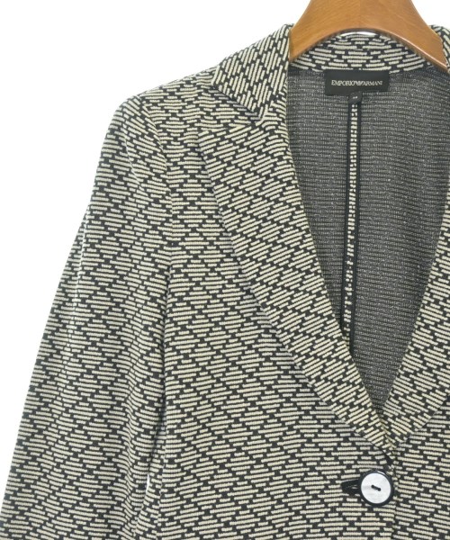 EMPORIO ARMANI（エンポリオアルマーニ）ジャケット 黒 サイズ:38(S位) レディース/2200669012125