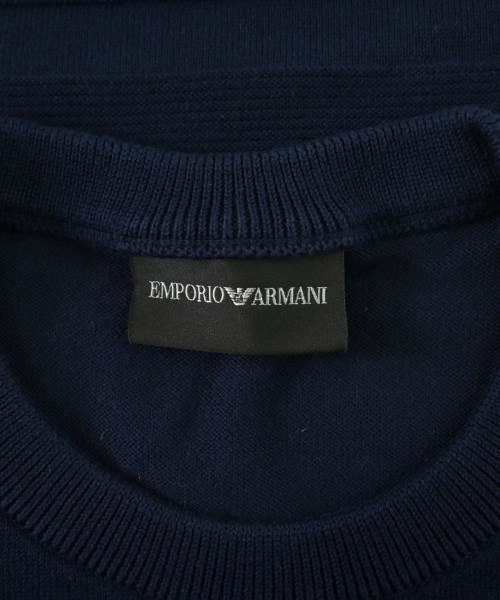 EMPORIO ARMANI（エンポリオアルマーニ）ニット・セーター 紺 サイズ:XXL メンズ/2200668058049