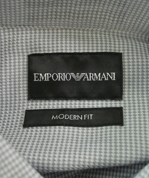 EMPORIO ARMANI（エンポリオアルマーニ）ドレスシャツ グレー サイズ:43(XXL位) メンズ/2200668058063