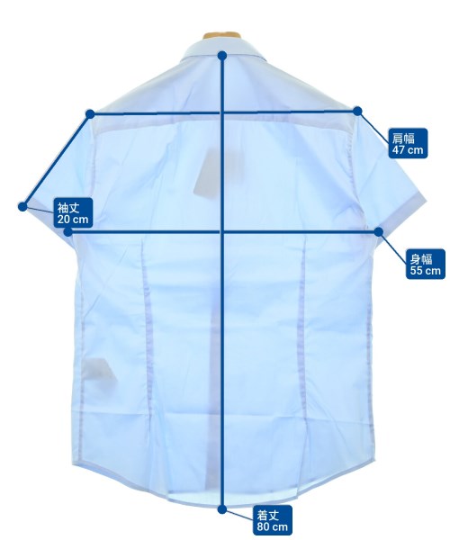 EMPORIO ARMANI（エンポリオアルマーニ）カジュアルシャツ 青 サイズ:XXL メンズ/2200668058087