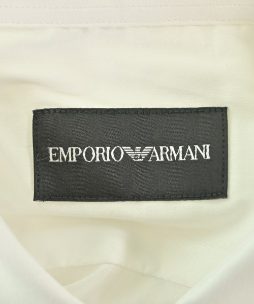 EMPORIO ARMANI（エンポリオアルマーニ）ドレスシャツ 白 サイズ:43(XXL位) メンズ/2200668058094