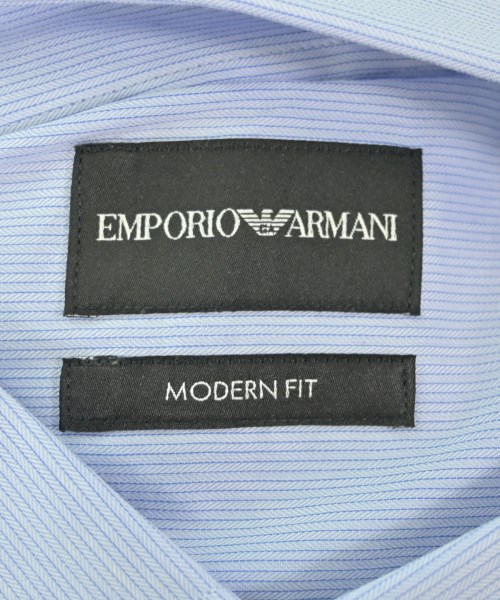 EMPORIO ARMANI（エンポリオアルマーニ）ドレスシャツ 青 サイズ:42(XXL位) メンズ/2200668058124