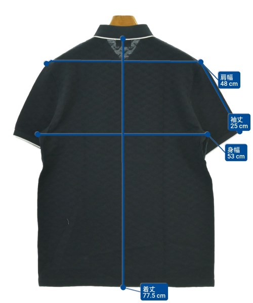 EMPORIO ARMANI（エンポリオアルマーニ）ポロシャツ 紺 サイズ:L メンズ/2200668058162