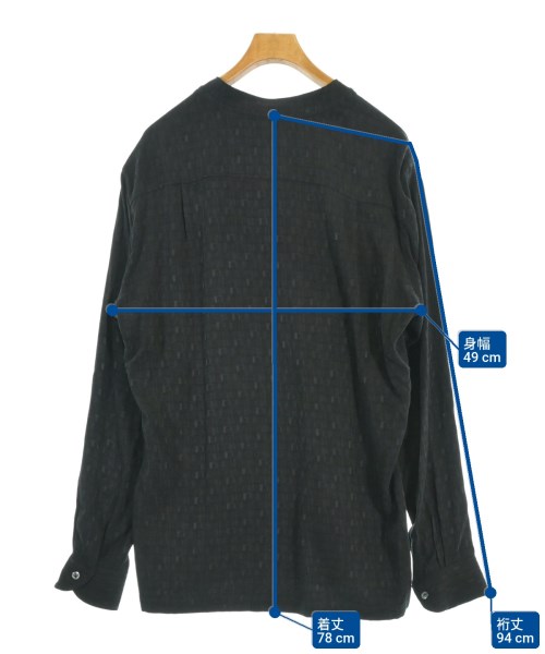 EMPORIO ARMANI（エンポリオアルマーニ）カジュアルシャツ 黒 サイズ:M メンズ/2200668058445