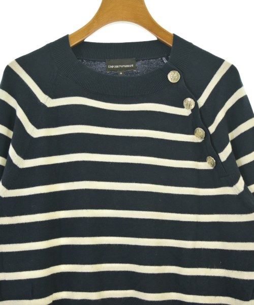 EMPORIO ARMANI（エンポリオアルマーニ）ニット・セーター 紺 サイズ:M レディース/2200675078115