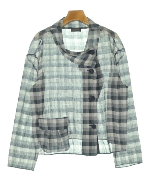 EMPORIO ARMANI(エンポリオアルマーニ)ブラウス グレー サイズ:38(S位)/2200676029024