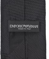 EMPORIO ARMANI（エンポリオアルマーニ）ネクタイ 黒 サイズ:- メンズ/2200676924176
