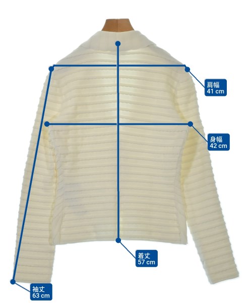 EMPORIO ARMANI（エンポリオアルマーニ）カジュアルジャケット 白 サイズ:42(M位) レディース/2200676776096