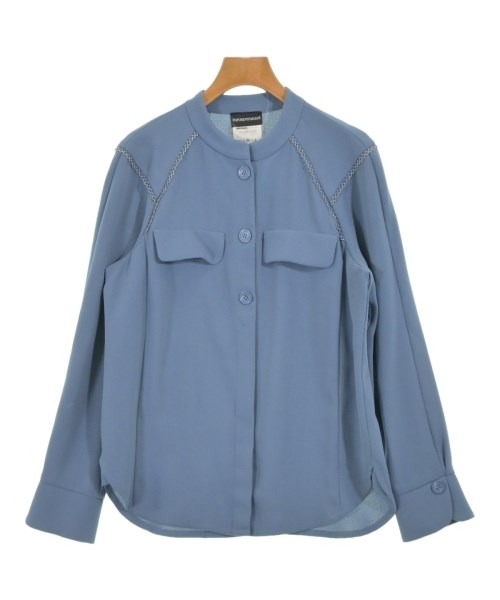 EMPORIO ARMANI(エンポリオアルマーニ)ブラウス 青 サイズ:40(M位)/2200676776119