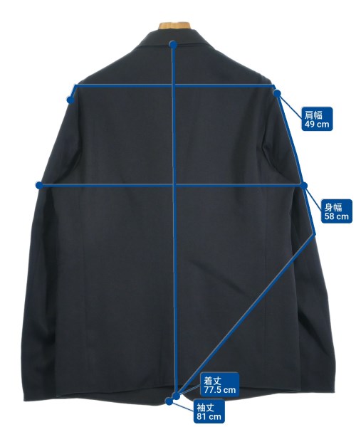 EMPORIO ARMANI（エンポリオアルマーニ）テーラードジャケット 黒 サイズ:-(XL位) メンズ/2200674112056