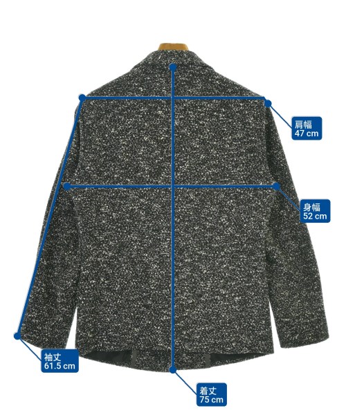 EMPORIO ARMANI（エンポリオアルマーニ）ジャケット 黒 サイズ:44(S位) メンズ/2200679390039