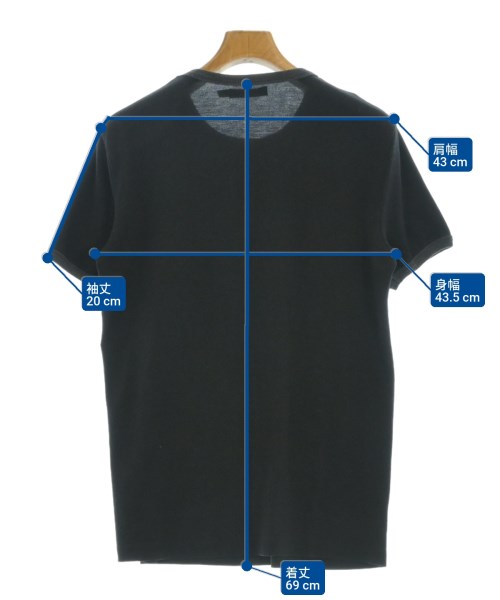 EMPORIO ARMANI（エンポリオアルマーニ）Tシャツ・カットソー 黒 サイズ:M メンズ/2200679534020