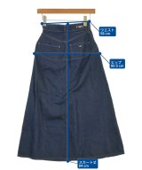 EMPORIO ARMANI（エンポリオアルマーニ）ロング・マキシ丈スカート 青 サイズ:36(XS位) レディース/2200679544067