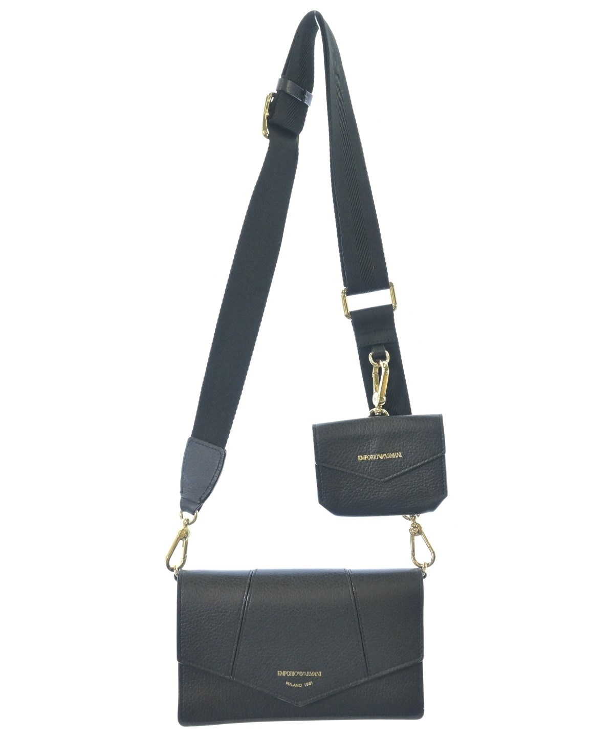 EMPORIO ARMANI(エンポリオアルマーニ)クラッチバッグ 黒 サイズ EMPORIO ARMANI(エンポリオアルマーニ)クラッチバッグ 黒 サイズ