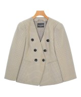 EMPORIO ARMANI（エンポリオアルマーニ）ノーカラージャケット ベージュ サイズ:42(M位) レディース/2200675882057