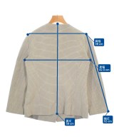 EMPORIO ARMANI（エンポリオアルマーニ）ノーカラージャケット ベージュ サイズ:42(M位) レディース/2200675882057