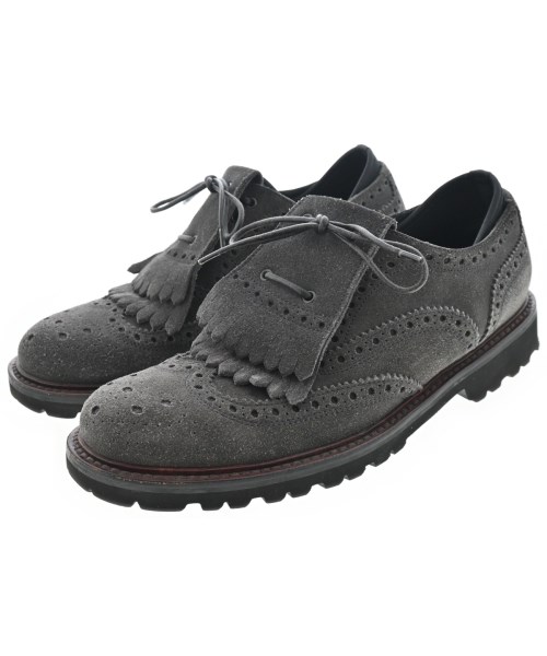 EMPORIO ARMANI(エンポリオアルマーニ)ビジネス・ドレスシューズ グレー サイズ:UK6(24.5cm位)/2200681113015