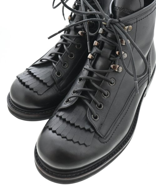 EMPORIO ARMANI（エンポリオアルマーニ）ブーツ 黒 サイズ:UK6(24.5cm位) メンズ/2200681113039