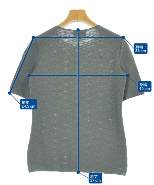 EMPORIO ARMANI（エンポリオアルマーニ）Tシャツ・カットソー グレー サイズ:38(S位) レディース/2200677907109