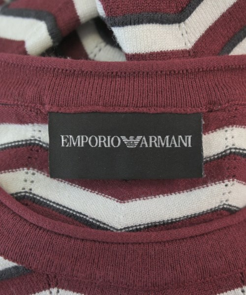 EMPORIO ARMANI（エンポリオアルマーニ）Tシャツ・カットソー 赤 サイズ:S メンズ/2200681983090