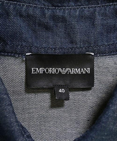 EMPORIO ARMANI（エンポリオアルマーニ）カジュアルシャツ 紺 サイズ:40(M位) レディース/2200690661040