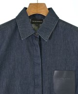 EMPORIO ARMANI（エンポリオアルマーニ）カジュアルシャツ 紺 サイズ:40(M位) レディース/2200690661040