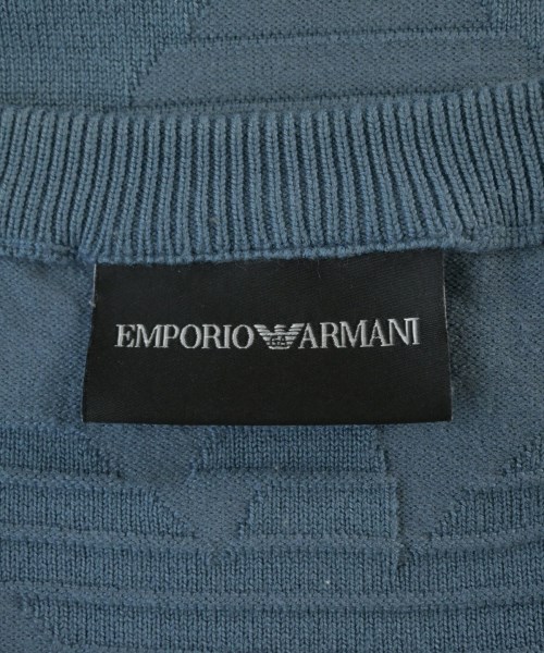 EMPORIO ARMANI（エンポリオアルマーニ）ニット・セーター 青 サイズ:3XL メンズ/2200692103128