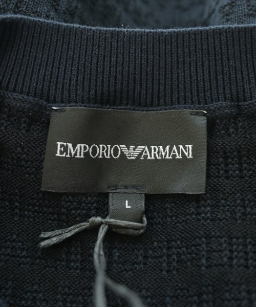 EMPORIO ARMANI（エンポリオアルマーニ）ニット・セーター 紺 サイズ:L メンズ/2200695740092