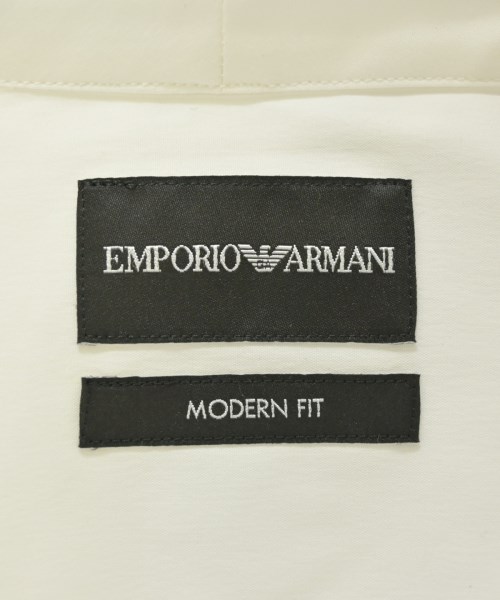 EMPORIO ARMANI（エンポリオアルマーニ）カジュアルシャツ 白 サイズ:44(XXL位) メンズ/2200695740498
