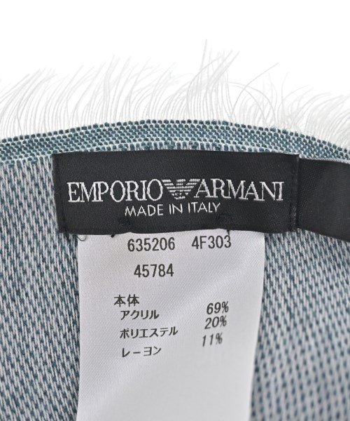EMPORIO ARMANI（エンポリオアルマーニ）ストール 緑 サイズ:- メンズ/2200695740597