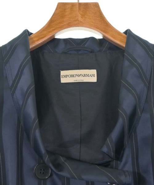 EMPORIO ARMANI（エンポリオアルマーニ）カジュアルジャケット 紺 サイズ:38(S位) レディース/2200680186034