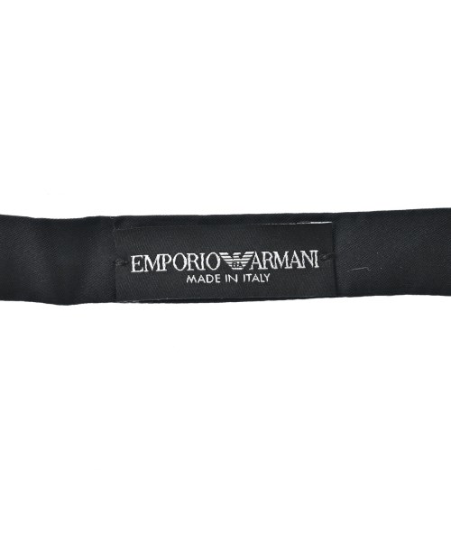 EMPORIO ARMANI（エンポリオアルマーニ）ネクタイ 黒 サイズ:- メンズ/2200690753417