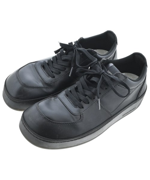 EMPORIO ARMANI(エンポリオアルマーニ)スニーカー 黒 サイズ:42(27cm位)/2200697291127