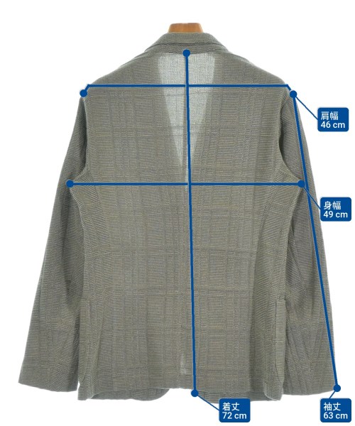 EMPORIO ARMANI（エンポリオアルマーニ）カジュアルジャケット カーキ サイズ:48(L位) メンズ/2200698243057