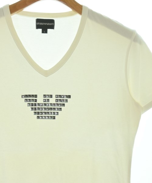 EMPORIO ARMANI（エンポリオアルマーニ）Tシャツ・カットソー 白 サイズ:L メンズ/2200699739108
