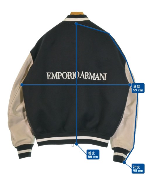 EMPORIO ARMANI（エンポリオアルマーニ）スタジャン 黒 サイズ:46(M位) メンズ/2200700686025