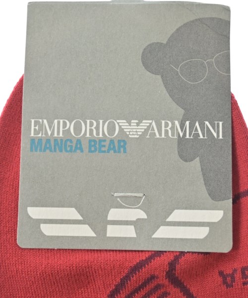 EMPORIO ARMANI（エンポリオアルマーニ）小物類（その他） 赤 サイズ:25-27cm メンズ/2200701395087
