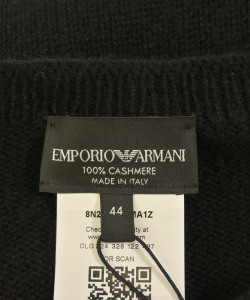 EMPORIO ARMANI（エンポリオアルマーニ）ニット・セーター 黒 サイズ:44(S位) メンズ/2200701155032