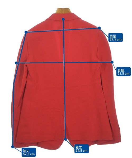 EMPORIO ARMANI（エンポリオアルマーニ）カジュアルジャケット 赤 サイズ:42(M位) レディース/2200655022138