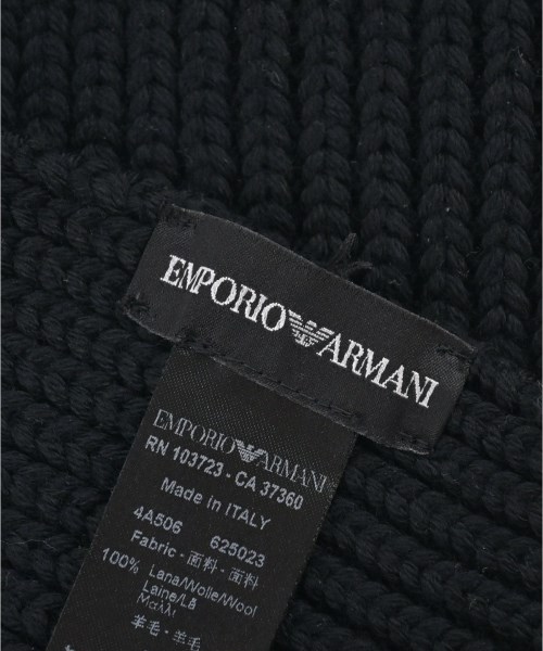 EMPORIO ARMANI（エンポリオアルマーニ）マフラー 黒 サイズ:- レディース/2200652143034